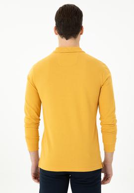 Erkek Hardal Basic Sweatshirt - 50269404254