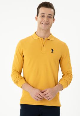 Erkek Hardal Basic Sweatshirt - 50269404254