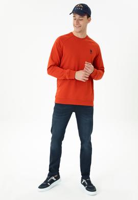 Erkek Kiremit Basic Sweatshirt - 50269412136