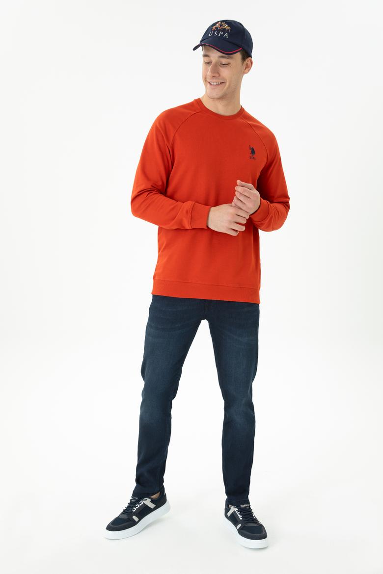 Erkek Kiremit Basic Sweatshirt - 50269412136