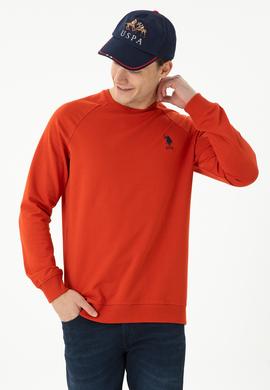 Erkek Kiremit Basic Sweatshirt - 50269412136