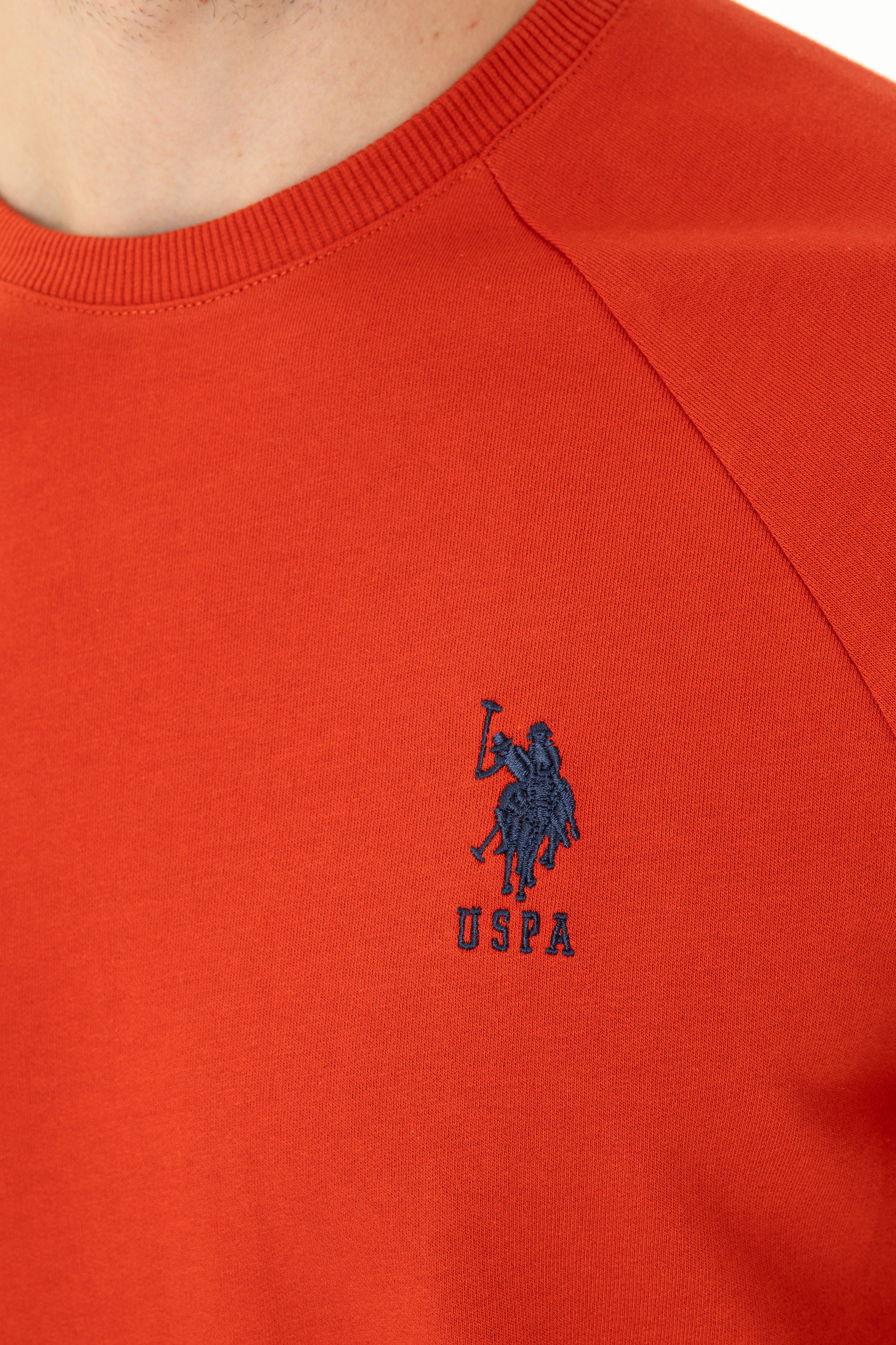 Erkek Kiremit Basic Sweatshirt