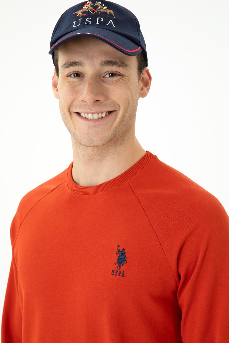 Erkek Kiremit Basic Sweatshirt - 50269412136