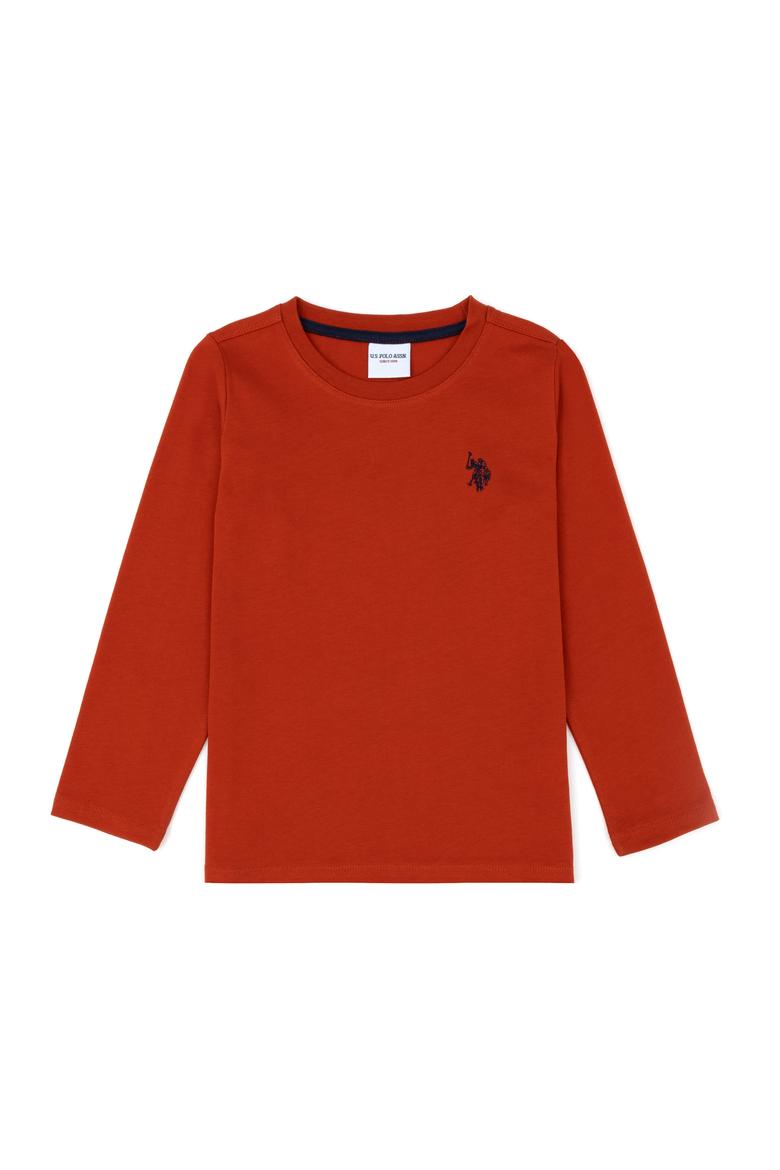 Erkek Çocuk Kiremit Basic Sweatshirt