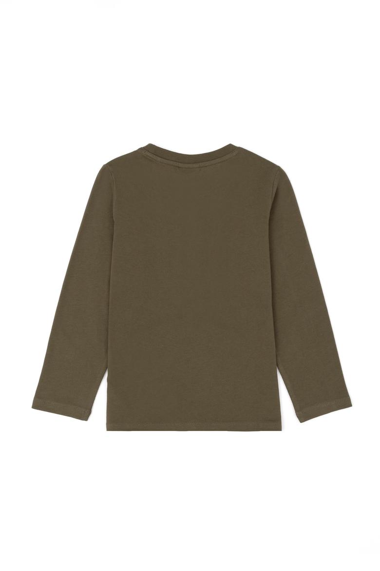 Erkek Çocuk Haki Basic Sweatshirt - 50269423058