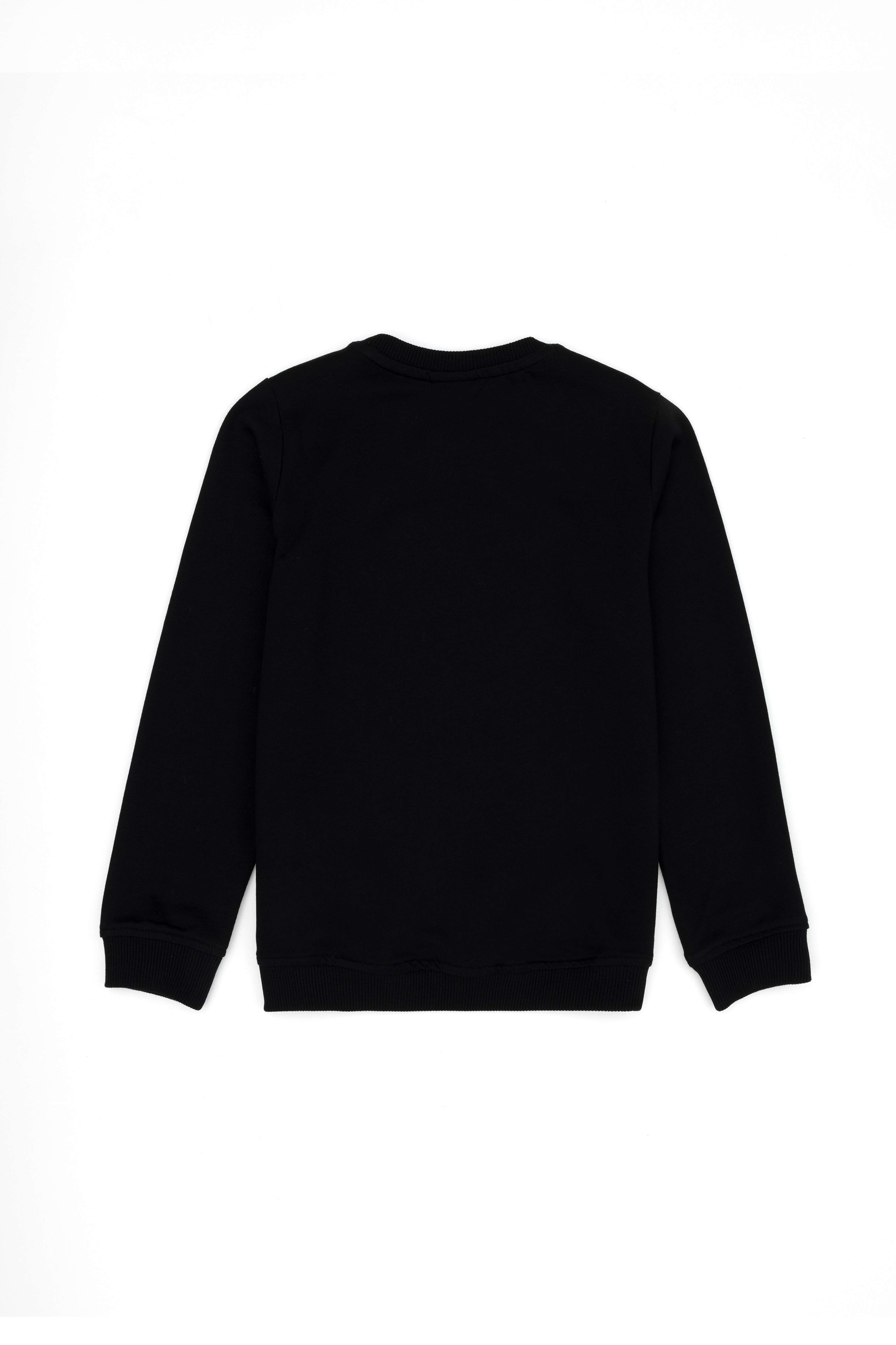 Erkek Çocuk Siyah Basic Sweatshirt
