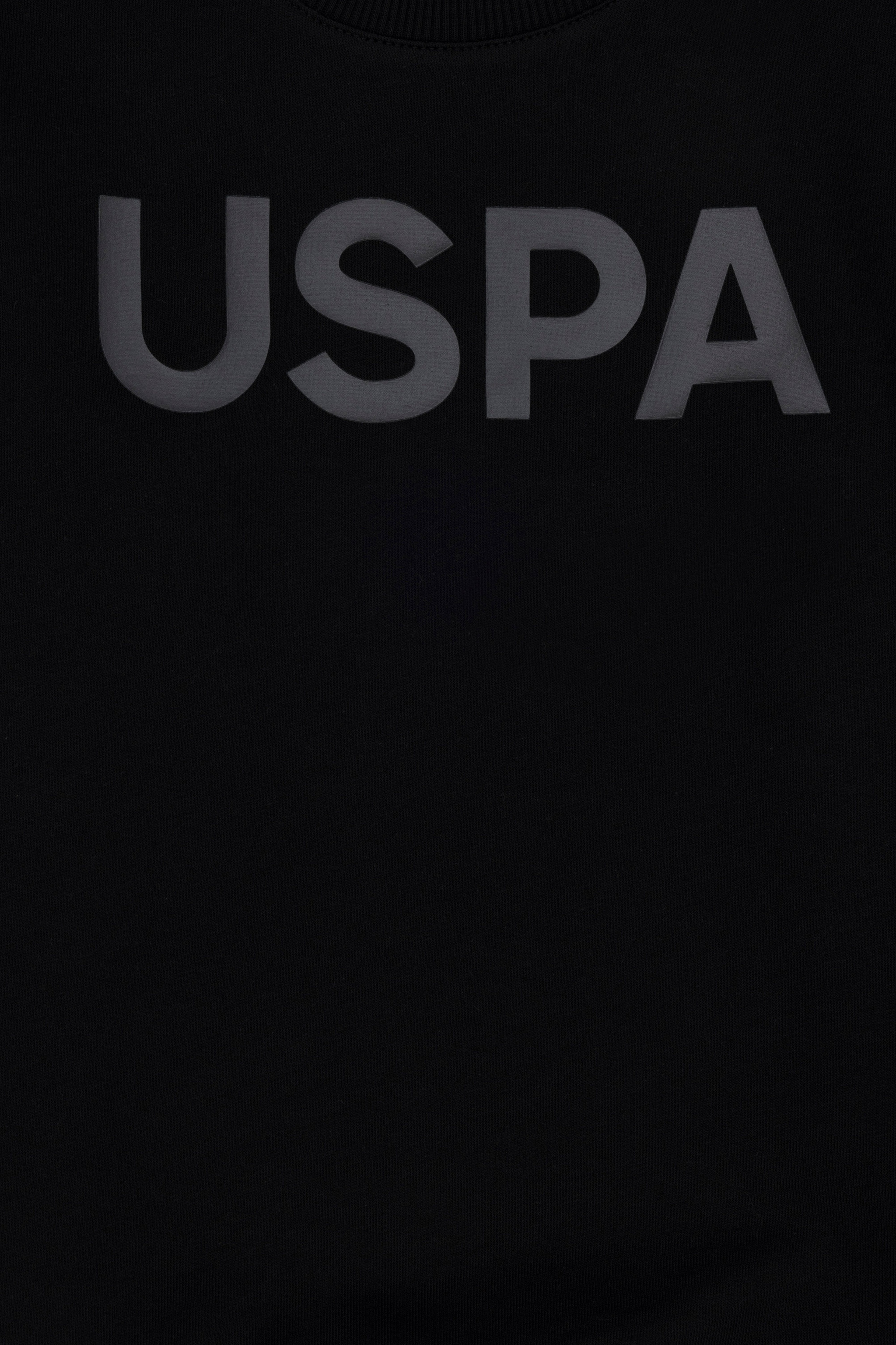Erkek Çocuk Siyah Basic Sweatshirt