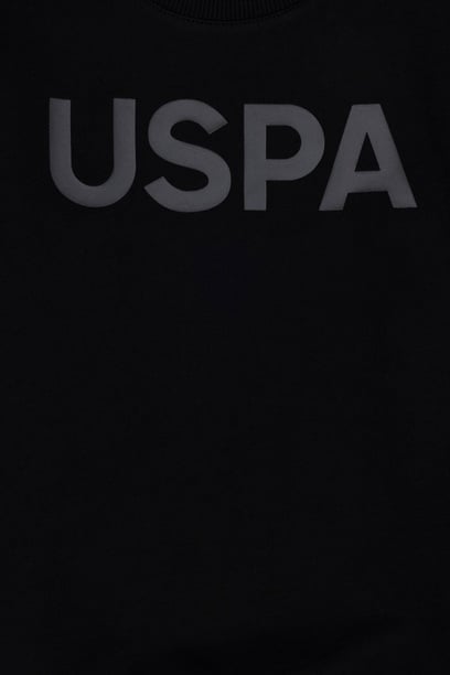 Erkek Çocuk Siyah Basic Sweatshirt