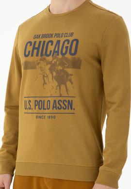 Erkek Açık Haki Sweatshirt - 50270804054