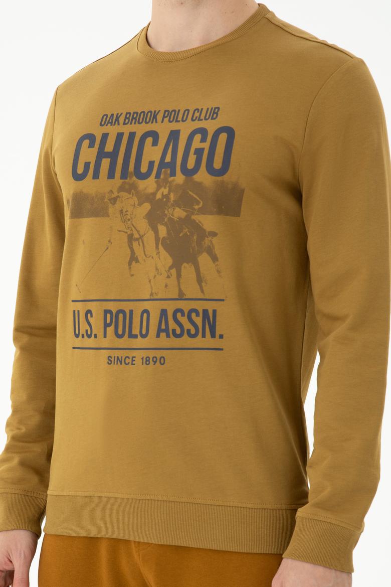 Erkek Açık Haki Sweatshirt - 50270804054