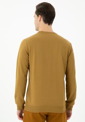 Erkek Açık Haki Sweatshirt - 50270804054