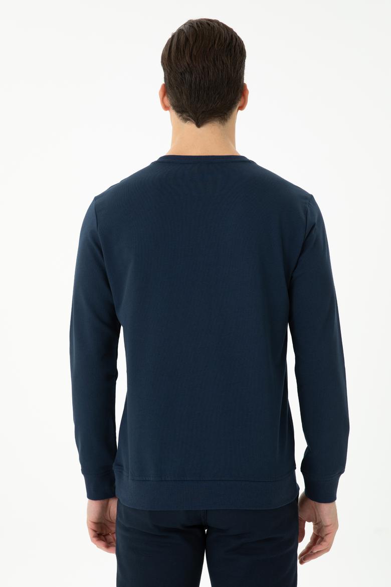 Erkek Lacivert Sweatshirt - 50270806006