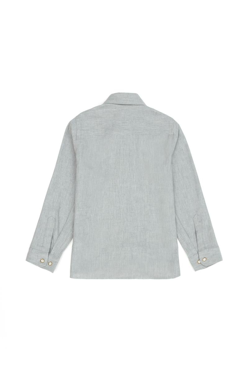 Erkek Çocuk Taş Uzun Kollu Gömlek