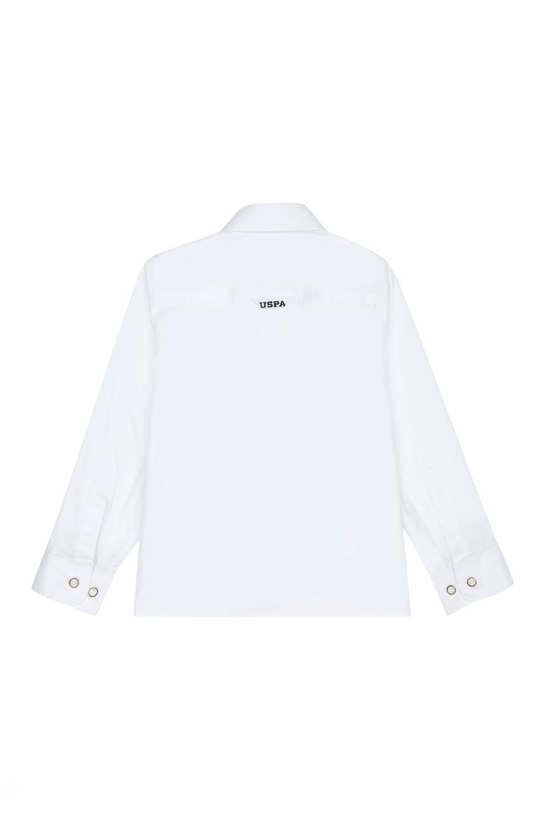 Erkek Çocuk Beyaz Uzun Kollu Basic Gömlek - 50271303008