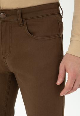 Erkek Slim Fit Coconut Kanvas Pantolon - 50271429322
