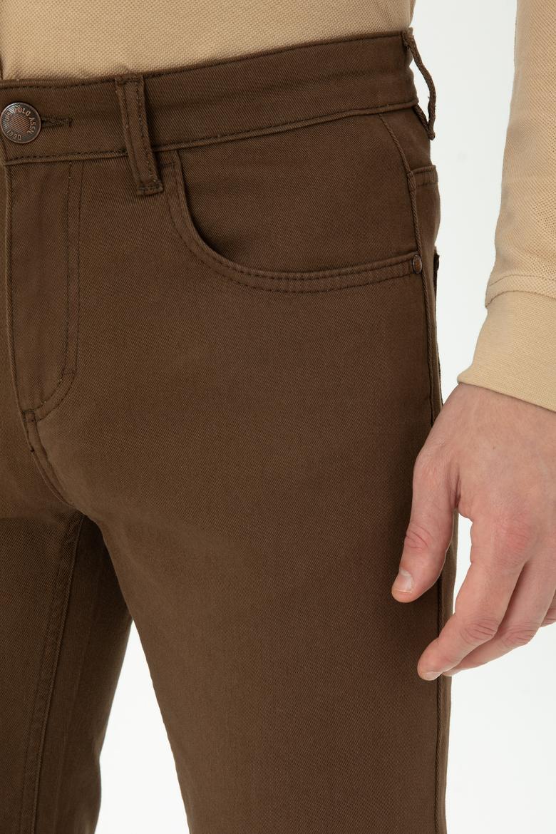 Erkek Slim Fit Coconut Kanvas Pantolon - 50271429322