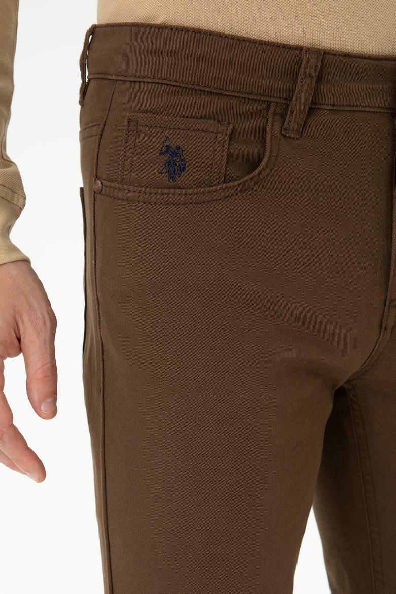 Erkek Slim Fit Coconut Kanvas Pantolon - 50271429322