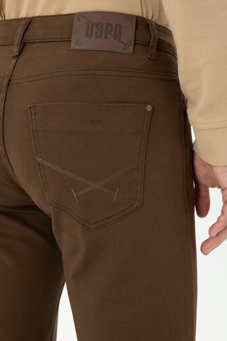 Erkek Slim Fit Coconut Kanvas Pantolon - 50271429322