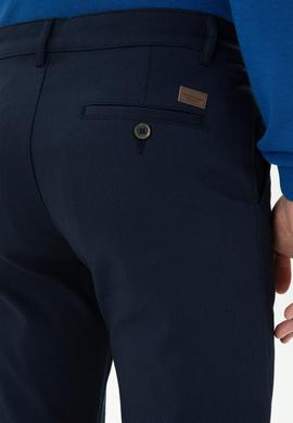 Erkek Slim Fit Lacivert Kanvas / Chino Pantolon - 50271430187