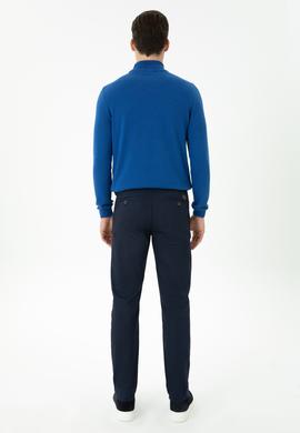 Erkek Slim Fit Lacivert Kanvas / Chino Pantolon - 50271430187