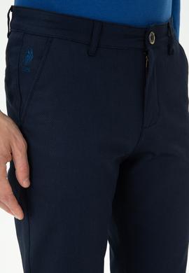 Erkek Slim Fit Lacivert Kanvas / Chino Pantolon - 50271430187