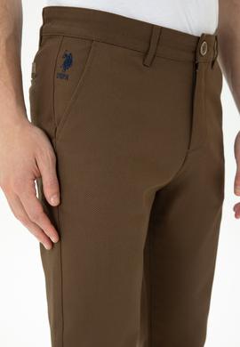 Erkek Slim Fit Coconut Kanvas Pantolon - 50271430439