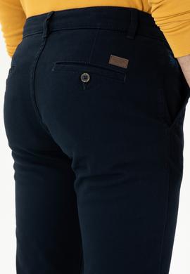 Erkek Slim Fit Lacivert Kanvas Pantolon - 50271467162