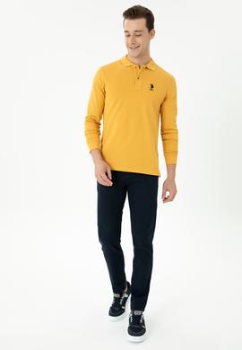 Erkek Slim Fit Lacivert Kanvas Pantolon - 50271467162