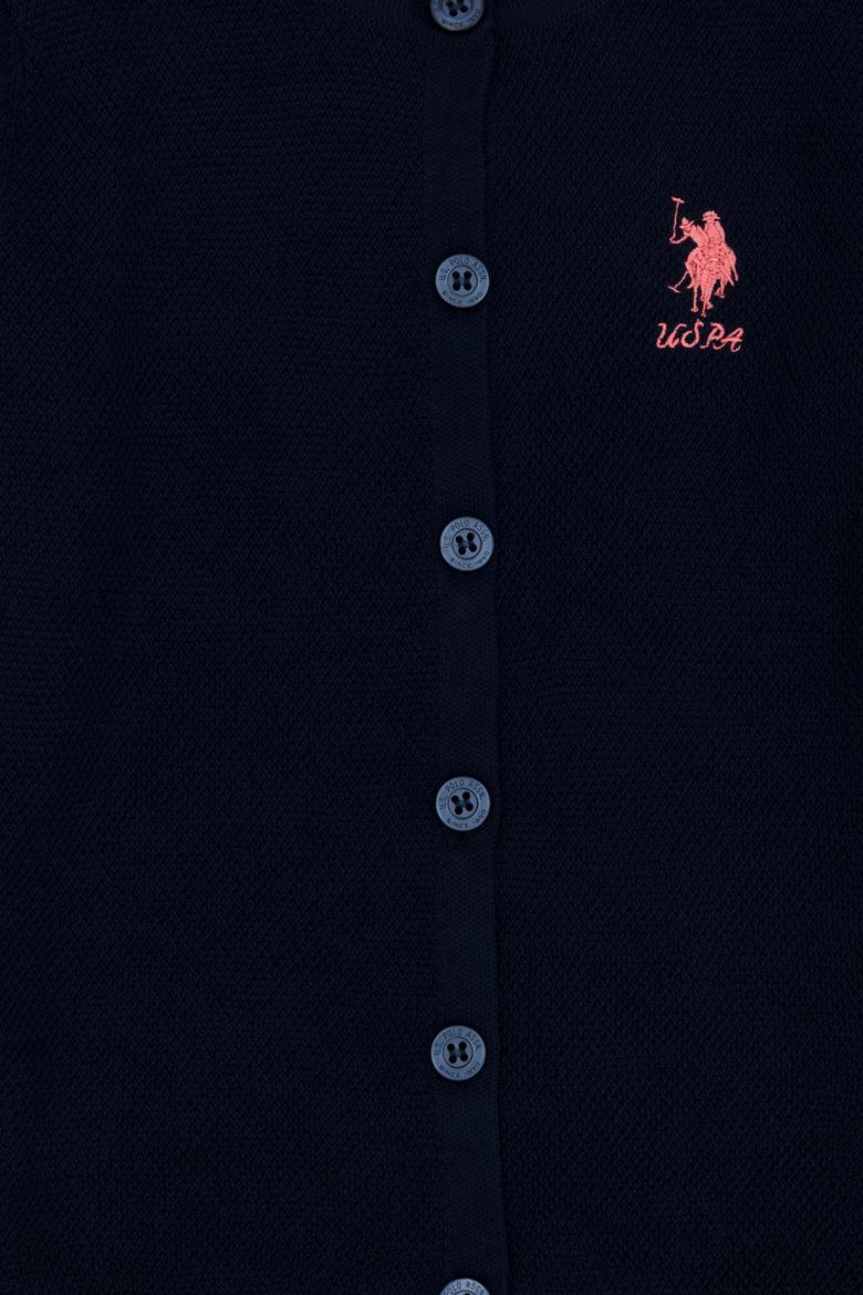 Kız Çocuk Lacivert Triko Hırka - 50271881002