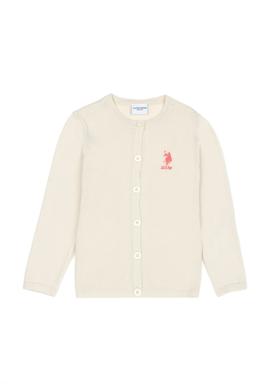 Kız Çocuk Krem Triko Hırka - 50271881008