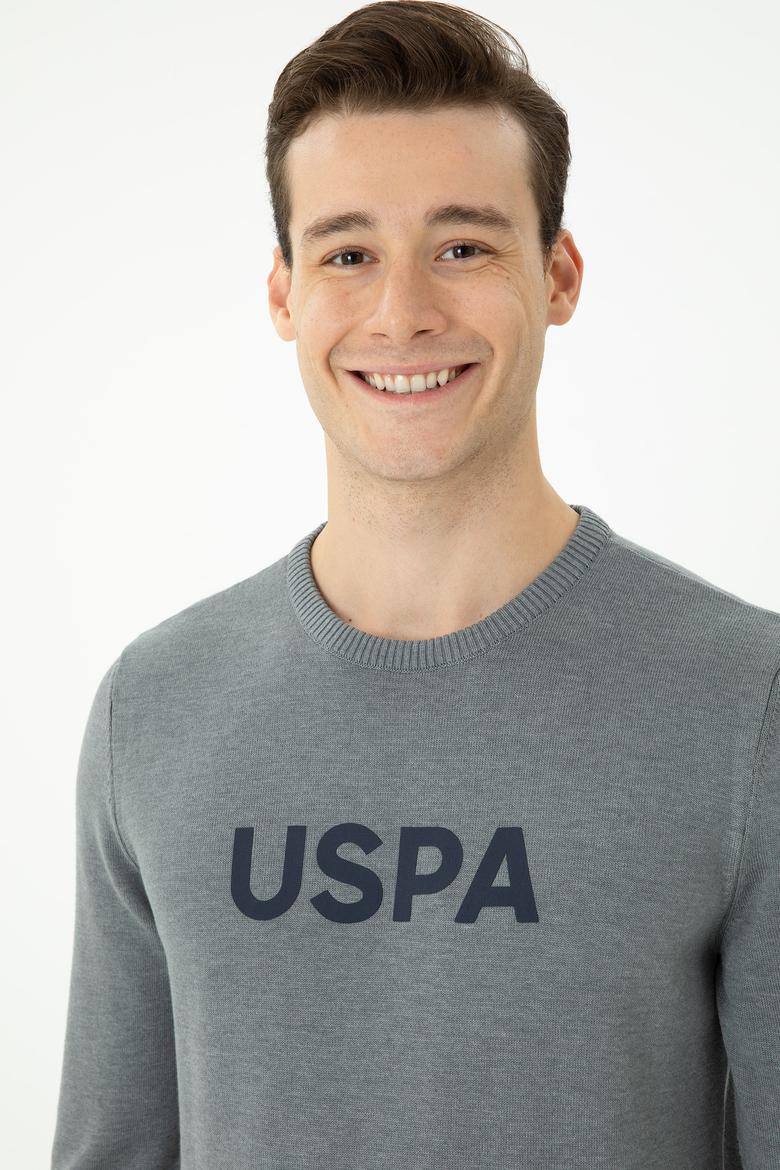 Erkek Gri Melanj Kazak - 50272090005