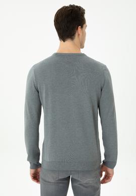 Erkek Gri Melanj Kazak - 50272090005