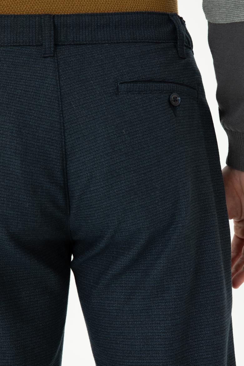 Erkek Lacivert Kanvas Pantolon - 50272254126