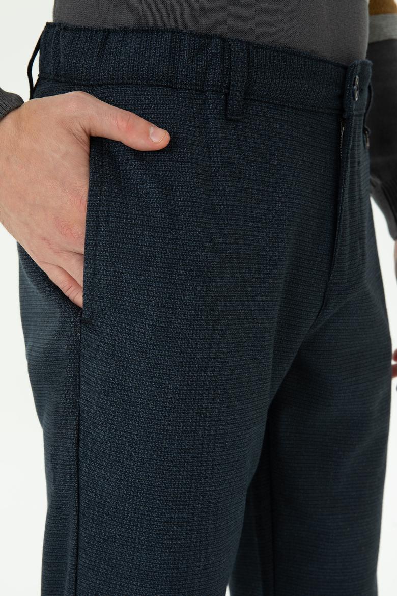 Erkek Lacivert Kanvas Pantolon - 50272254126