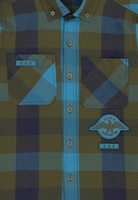 Erkek Çocuk Haki Uzun Kollu Gömlek - 50272387009