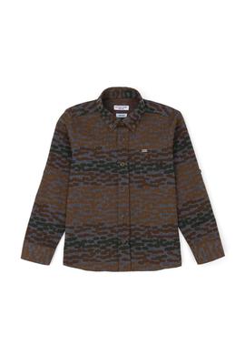 Erkek Çocuk Antrasit Uzun Kollu Gömlek - 50272761027