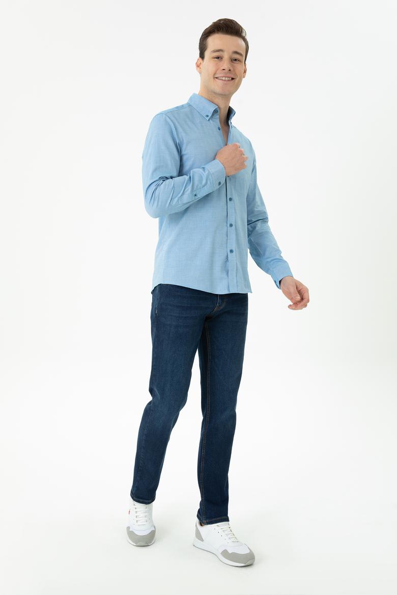 Erkek Mavi Jean Pantolon