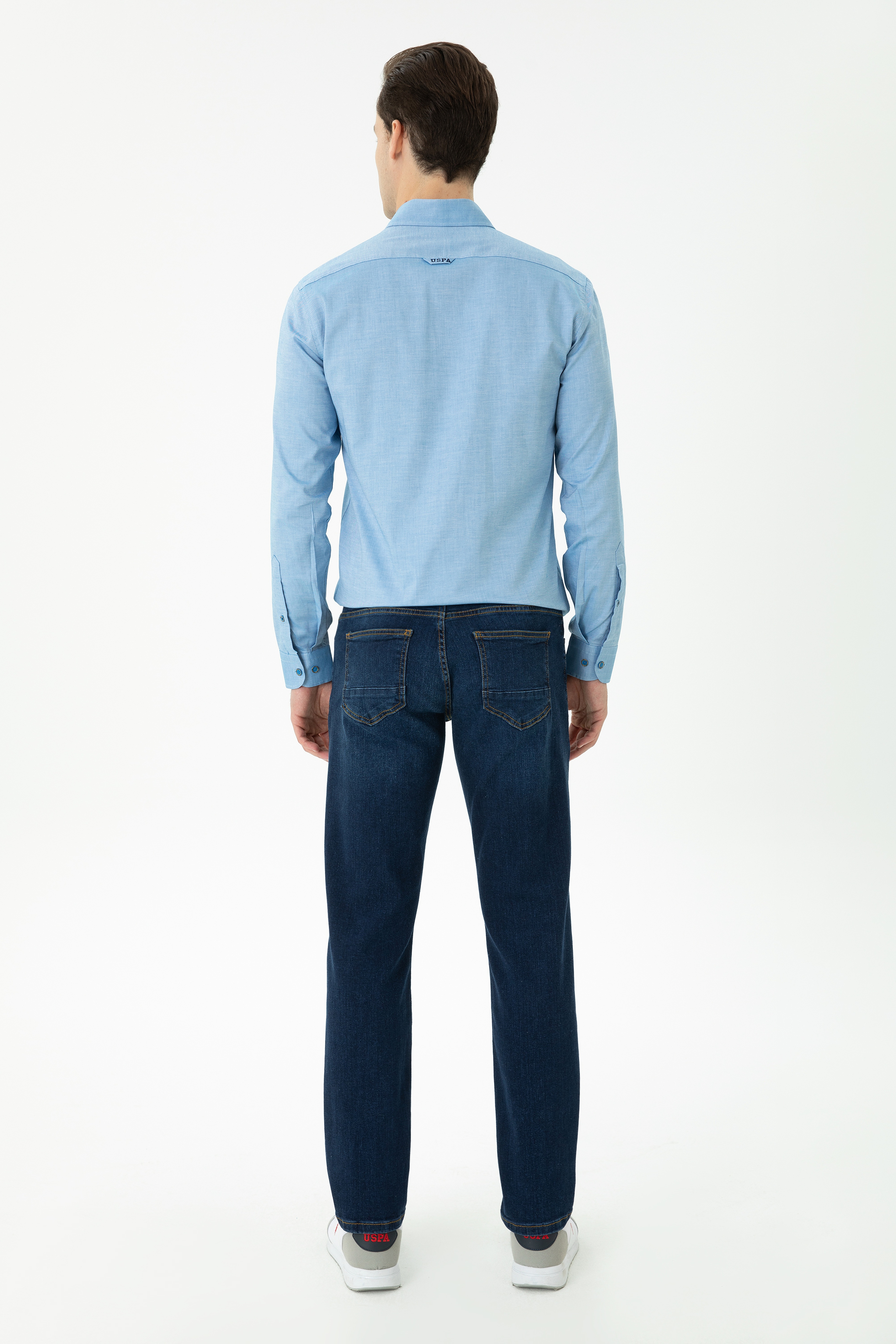 Erkek Mavi Jean Pantolon - Image 4