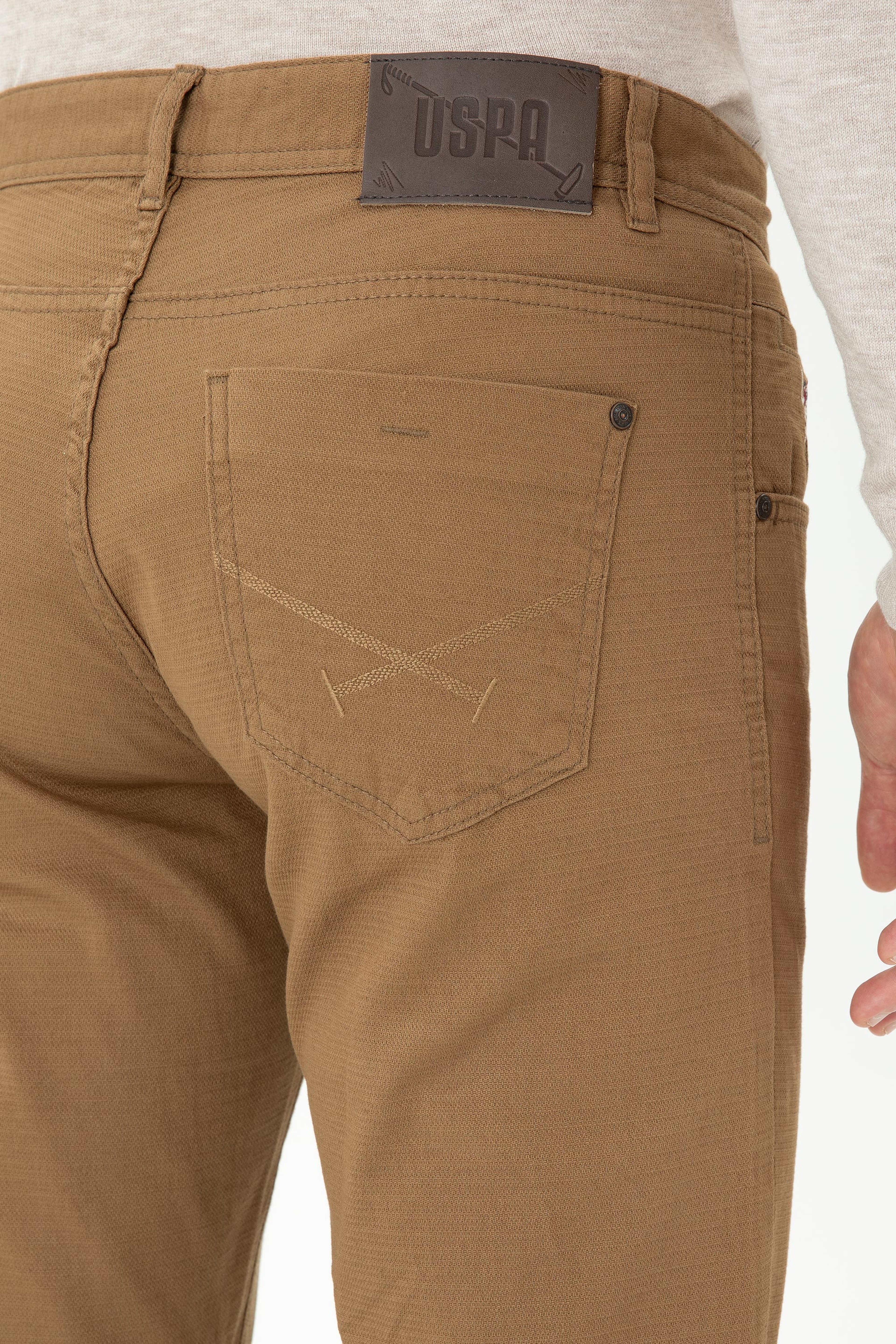 Erkek Slim Fit Camel Kanvas / Chino Pantolon - Image 7