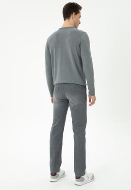 Erkek Gri Jean Pantolon - 50275917015