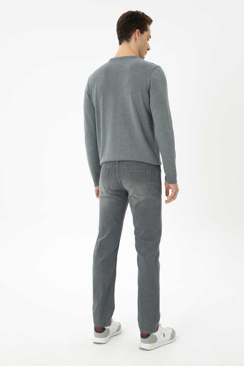 Erkek Gri Jean Pantolon - 50275917015