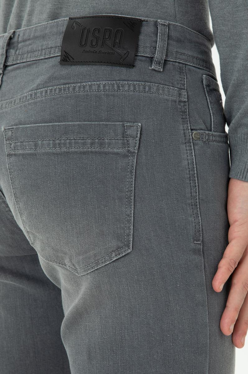 Erkek Gri Jean Pantolon