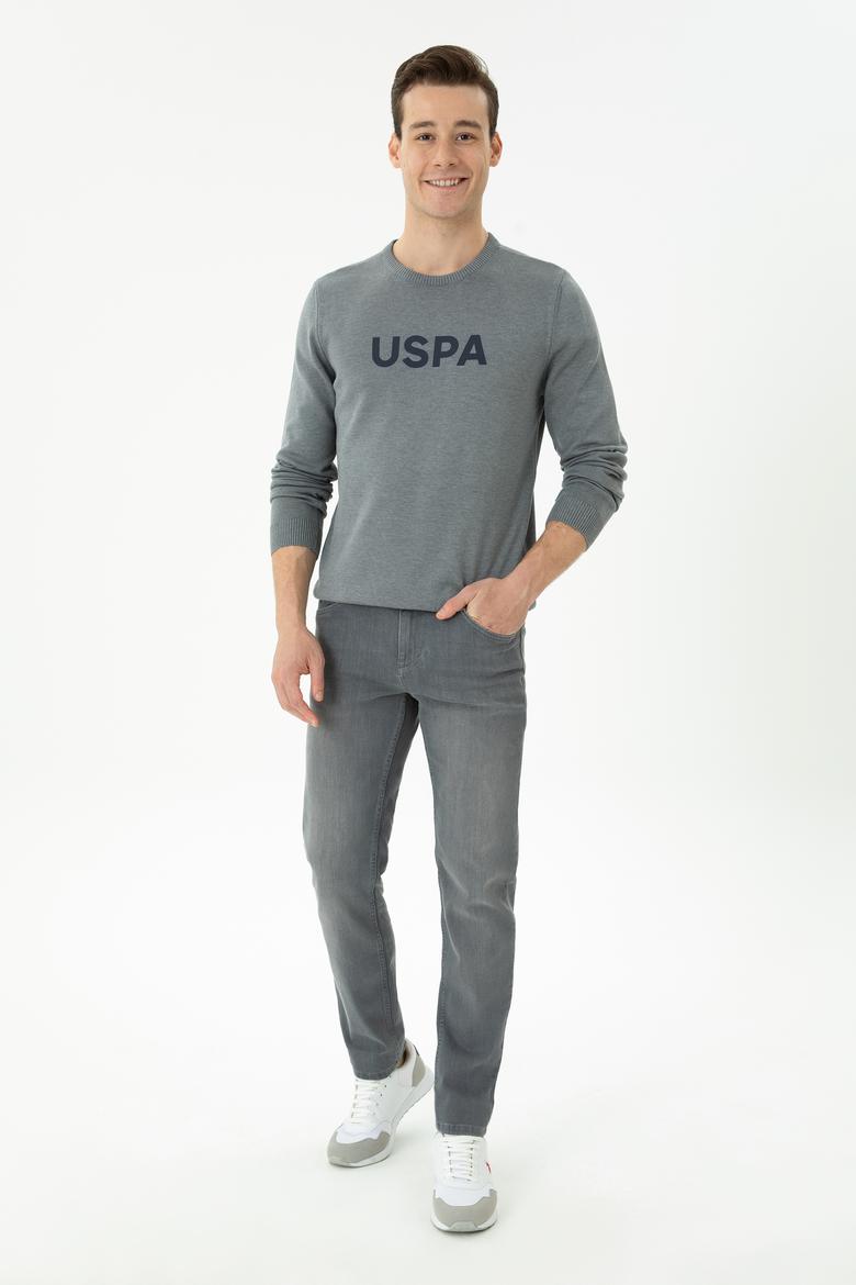 Erkek Gri Jean Pantolon - 50275917015