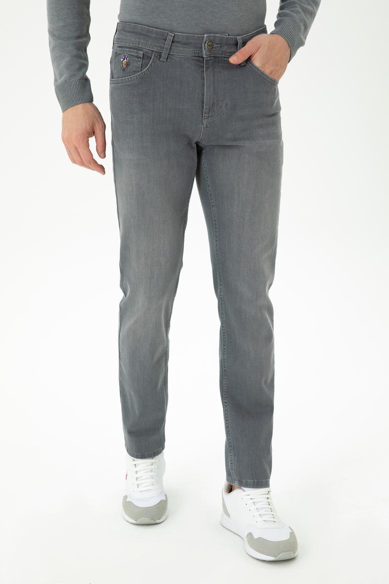 Erkek Gri Jean Pantolon - 50275917015