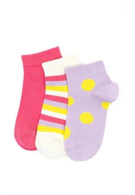 Kız Çocuk 3'lü Patik Çorap - 50281725001