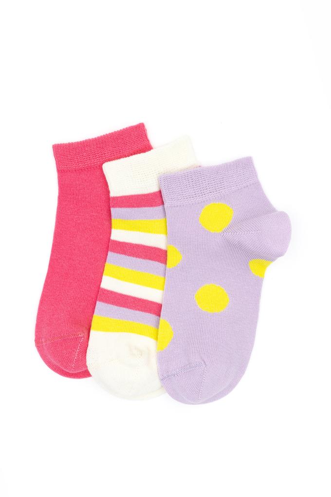 Kız Çocuk 3'lü Patik Çorap