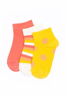 Kız Çocuk 3'lü Patik Çorap - 50281725004