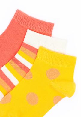 Kız Çocuk 3'lü Patik Çorap - 50281725004