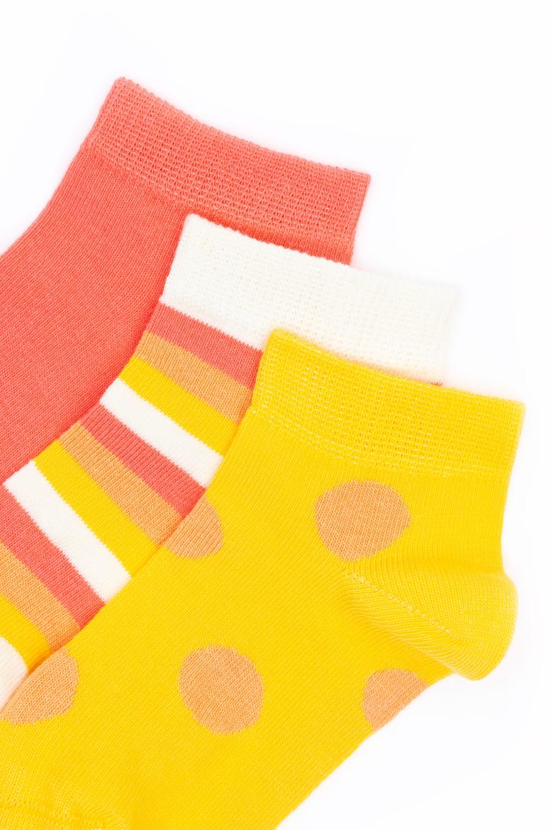 Kız Çocuk 3'lü Patik Çorap - 50281725004