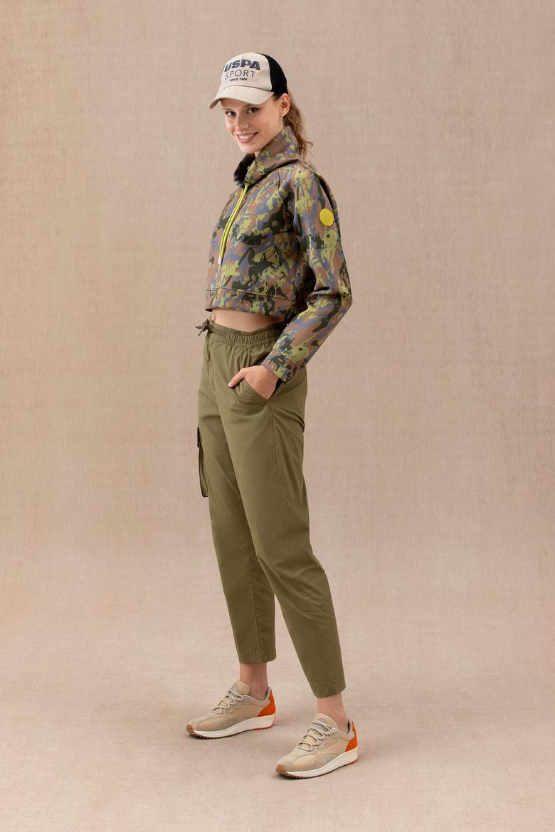 Kadın Koyu Haki Pantolon